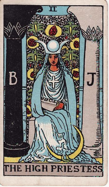 Κάρτα ταρώ Η Αρχιέρεια (The High Priestess) - Rider-Waite
