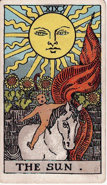 Κάρτα ταρώ Ο Ήλιος (The Sun) - Rider-Waite