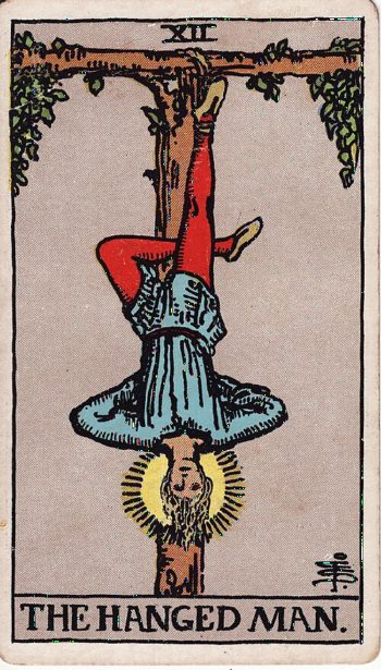 Κάρτα ταρώ Ο Κρεμασμένος (The Hanged Man) - Rider-Waite