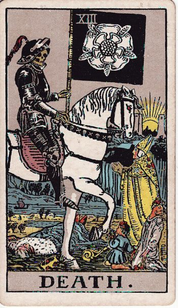 Κάρτα ταρώ Ο Θάνατος (Death) - Rider-Waite